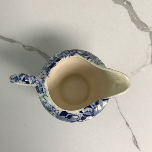 Myott and Son Vintage China Creamer Pitcher Bermuda Pattern Made in England - Picture 3 of 6